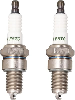 PK2 TORCH F5TC Spark Plug Replace for CHAMPION N11YC302 Spark Plug, for NGK BP5ES7832 Spark Plug, for Denso IW165305 Spark Plug, for Bosch W8DC Spark Plug, OEM