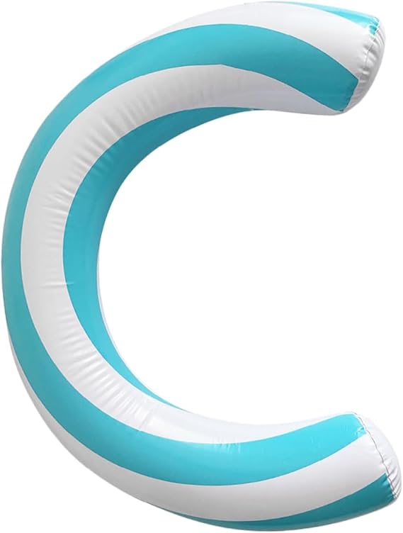 Yardwe Arc Inflatable Swimming Pool Float Durable Swimming Float for Adults for Beach Parties Relaxation and Lounging Fun Summer Pool Accessory