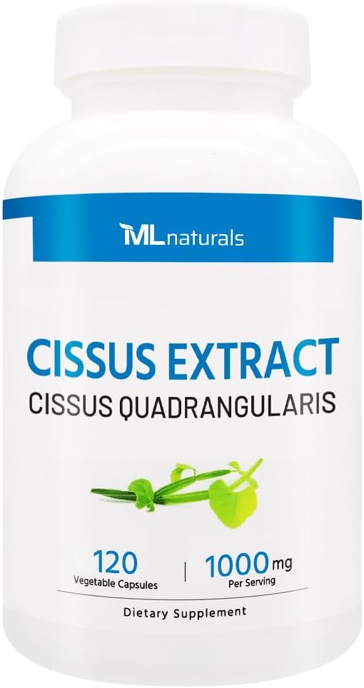 Cissus Extract 1,000mg, 120 Vegetable Capsules | Supports Joint & Bone Health, Non-GMO