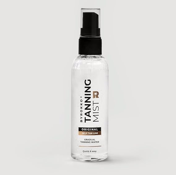 BYROKKO Tanning Mist 100ml| Self-Tanning Water for natural-looking and long-last tan!Brown Shine