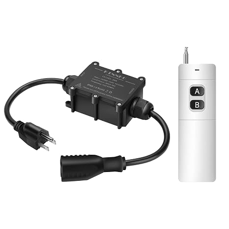20-30 amp Outdoor Waterproof Smart Outlet with Remote Control, ac 90-250V