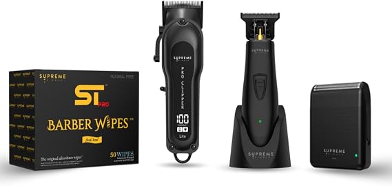 Supreme Trimmer Exclusive Lite Barber Bundle