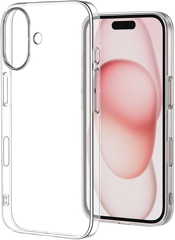 Zore Apple ile uyumlu iPhone 16 Kılıf Zore Droga Kapak Şeffaf