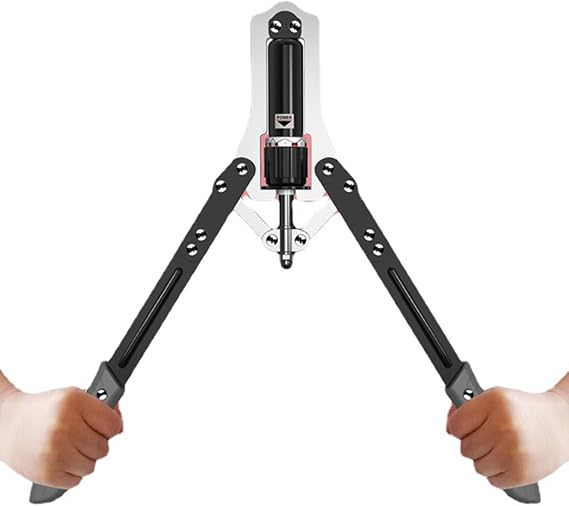 Adjustable Hydraulic Power Twister Arm Forearm Exerciser 22-330lbs Home Chest Expander for Arm, Abdomen, Shoulder & Chest Muscle Strength Training