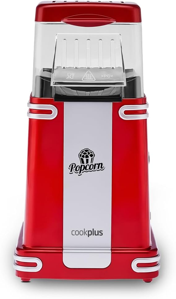 cookplus Retro Popcorn Makinesi Küçük Pm-1300S Mısır Patlatma Makinesi