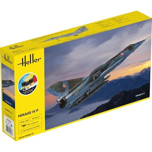 heller - Model Aircraft Starter Kit Mirage Iv P 56493| 1:48, Taille unique