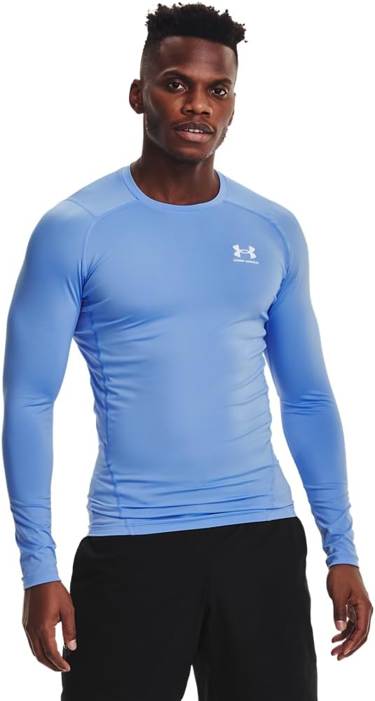 Under Armour Men's Ua Hg Armour Comp Ls Long-Sleeve Sports Top Breathable Long-Sleeved Top for Men (Pack of 1)