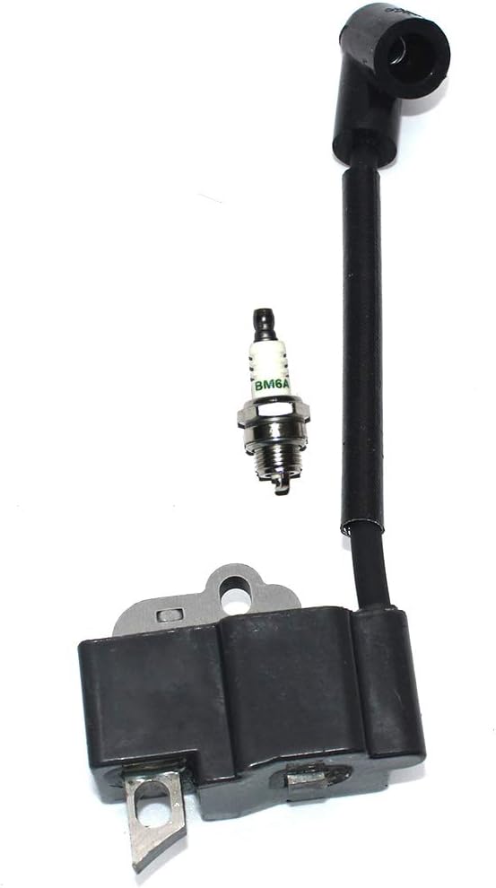 Ignition Coil With Spark Plug for Dolmar PS-350 PS-350C PS-420 PS-420C CL350 CL430 Makita DCS3500 DCS3501 DCS4300 DCS4301 MDE350 MDE354 MDE430 MDE435 MEA3500L MEA4300 MEA4300L MEA4300G Chainsaw