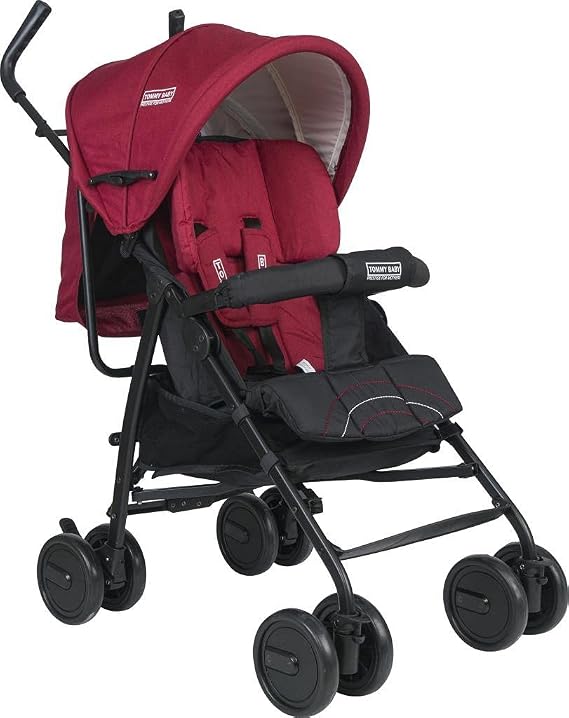 Tommybaby Caprice Tam Yatar Baston Bebek Arabası Puset Kırmızı