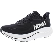 Hoka Men's Clifton 10 Black/White 13 Wide