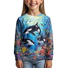 DISNIMO Tshirts for Girls Casual Clothes 3-16 Long Sleeve Tee Shirts Kids Boys Fall Outfits