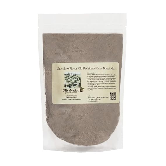 OliveNation Chocolate Flavor Old Fashioned Cake Donut Mix - 16 oz