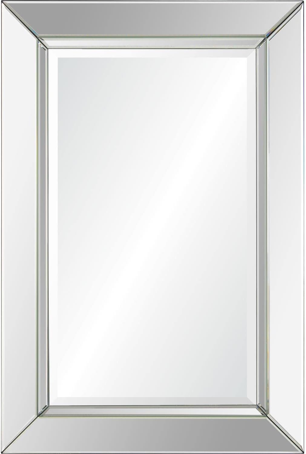 Ren-Wil Aura Wall Mount Mirror by Kelly Stevenson and Jonathan Wilner, 35 by 24 Inches
