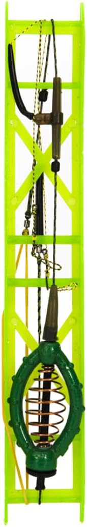 Fishing Bait Cage 40g Fishing Feeder Basket Holder Drum Type Spring Trap with Hooks &