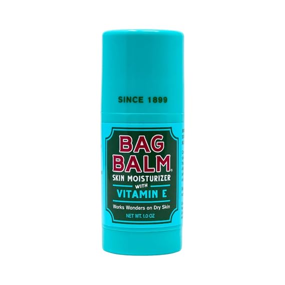 Bag Balm Original Skin Moisturizer Stick with Vitamin E - Hydrating & Soothing Balm for Dry Skin, Chapped Lips & Cracked Hands - Made in the USA - Paraben-Free & Cruelty-Free Twist-Up 1oz (1)