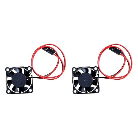 Motor Cooling Fan DC Motor RC Model Parts 30MM 5V-7V DC Cooling Fan Motor Radiator System Black Fan(30mm-2PCS)