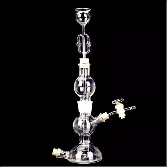 Kipp Hydrogen Gas Generator Kipp's Apparatus Organic Chemistry Lab Glassware (125ml(Standard Version))