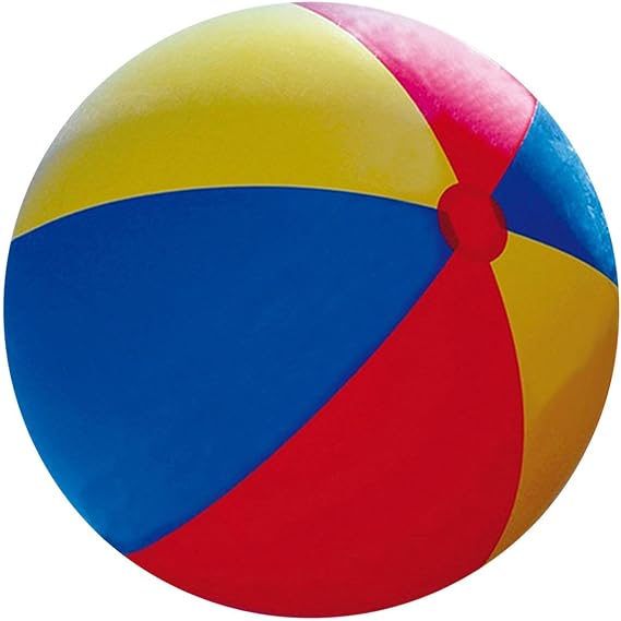 Beach Ball, Giant Tri-color Beach Ball, Water Play Ball, Giant Inflatable Beach Ball, Jumbo Beach Ball, Inflatable Sea, Pool, Beach, Volleyball, Marine Sports, Pool Toy, Beach Volleyball