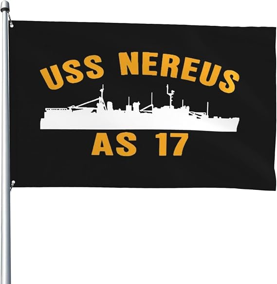 Uss Nereus As 17 Flag Outdoor 4x6ft Courtyard Garden Flag