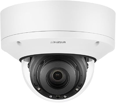 6MP IR Indoor Dome - Wisenet 7 X-plus series network IR vandal indoor camera 6MP @ 30fps motorized