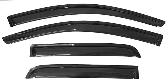 Slim Style 4PCS Window Visors for 2014-2024 Mitsubishi Mirage Hatchback