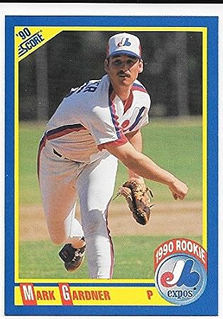 Mark Gardner 1990 Score Montreal Expos Rookie Card #639