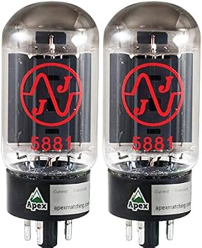 Vacuum Tube - 5881, JJ Electronics, Apex Matched Pair
