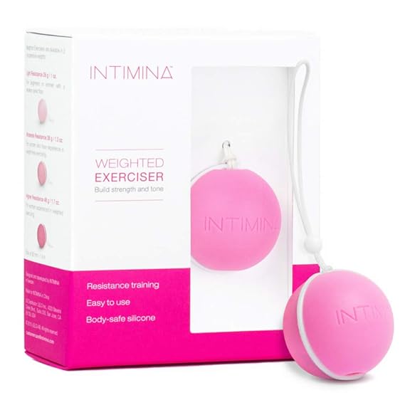 INTIMINA Laselle - Weighted Kegel Balls, Pelvic Floor Exerciser, 38g | This weighted kegel balls offer progressive resistance training to strengthen
