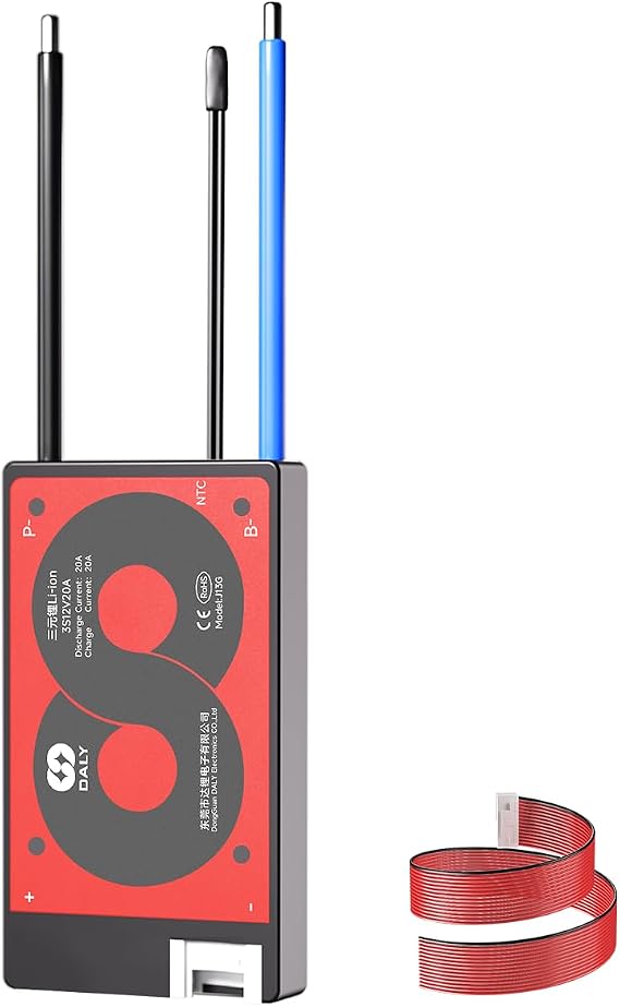 DALY BMS 3S 12V 20A Li-ion with Cell Balancing