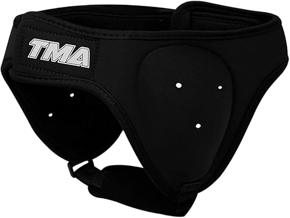 TMA Ear Guards for Grappling, BJJ and Wrestling, Neoprene Padded Headgear for Boxing Training, Sparring, Fighting, Martial Arts with Adjustable Strap, Ear Protection for Rugby, Judo, Jiu Jitsu