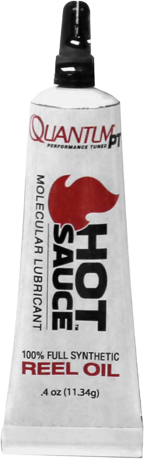 Quantum Hot Sauce Fishing Reel Oil, Bonds Molecularly with Metal Surfaces Forming a Permanent Lubrication Layer