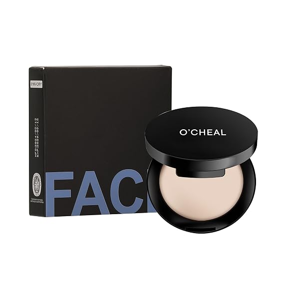 O'CHEAL Oil-Control Concealer Setting Powder - Lightweight, Breathable, Long-Lasting Makeup Trouble Solver for a Silky Soft-Focus Matte Finish, Vegan & Cruelty-Free (01#IVORY, 0.28OZ)