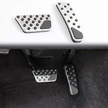 Voodonala for Charger Challenger Chrysler Aluminum Accelerator Gas and Brake Pedal Cover for 2009-2024 Dodge Challenger Charger Chrysler 300 Interior Accessories, 2pcs