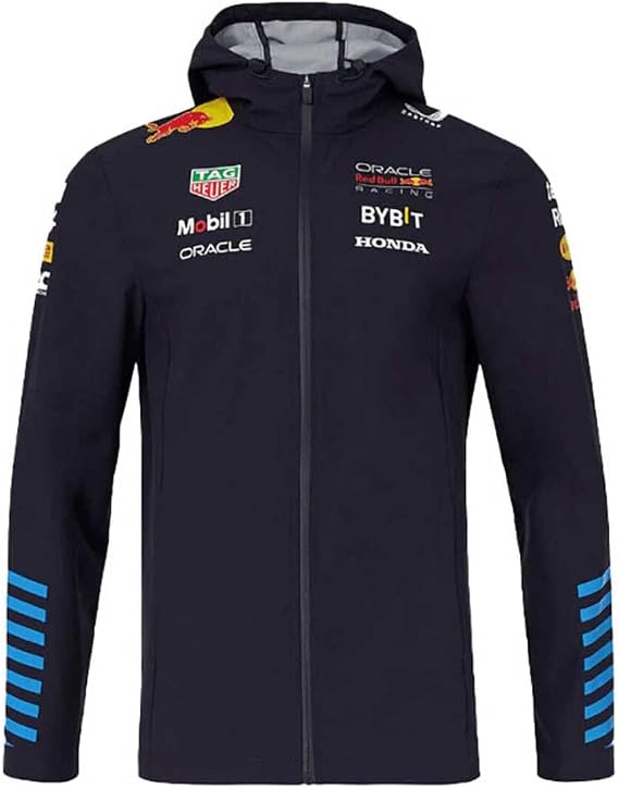 Castore Red Bull Racing F1 2024 Team Rain Jacket, X-Large, Night Sky
