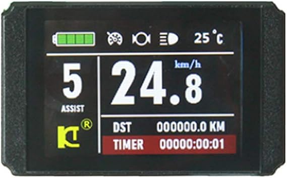 NBPOWER Ebike 24V 36V 48V Display Intelligent KT LCD LCD8H Control Panel Electric Bicycle Bike Parts Controller, Ebike Color Display.