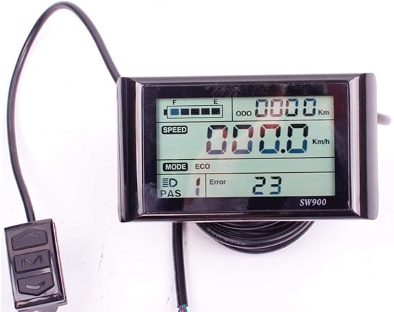 NBPOWER 36V/48V60V/72V SW900 Large Screen LCD Display Meter for Ebike Scooter