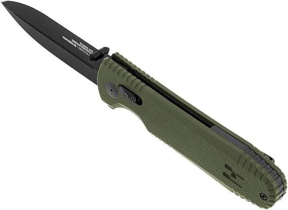 SOG Pentagon XR Quick-Opening Sharp Ambidextrous Pocket Folding Knives with Ultra-Grip G10 handle | CTS XHP Steel, XR Lock