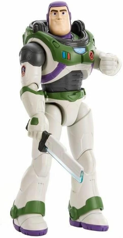 Disney Pixar Buzz Lightning, Action Figure, Buzz Lightyear, Laser Sword, Action Figure, Toy for Children from 3 Years, HJC63