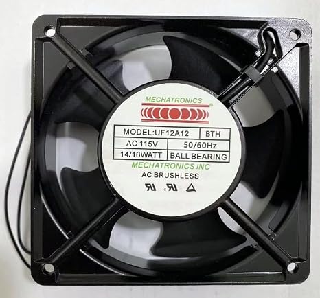 UF12A12 BTH ELOMILE Fan UF12A12-BTH 115V 14/12W 12038 12CM 2-Wire Cooling Fan