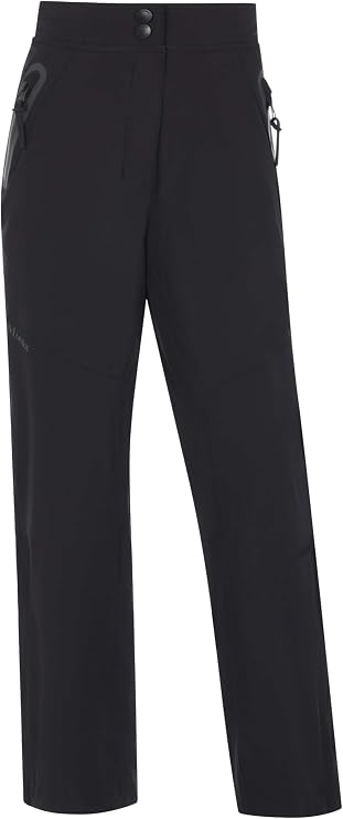 LeMieux Young Rider Stormwear Waterproof Trousers - Thermal Fleece Lining - Silicone Knee Grip - Black