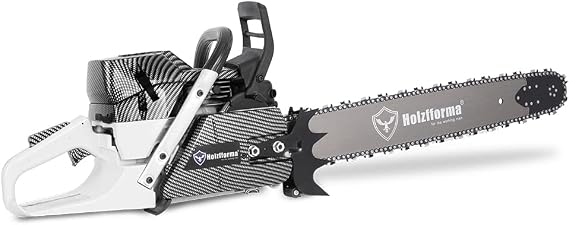 Holzfforma 71cc G372 PRO Chainsaw with 3/8".058" 24Inch 84DL Guide Bar and Saw Chain Normal Handle Bar