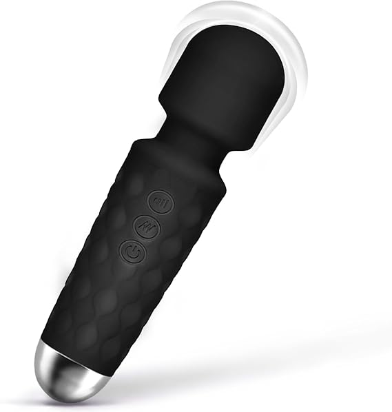 LUMIO Body Back Relaxation Massager - Mini Rechargeable Massager - 9 Speeds 19 Modes - Handheld Portable Massage Tool