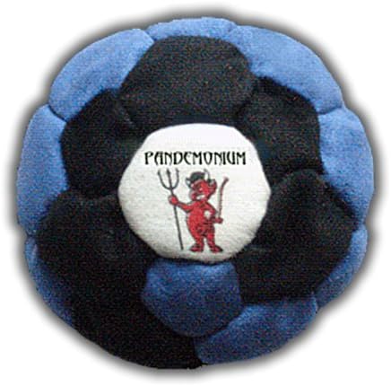 Footbag Vortex 32パネル ブルー ハッキーサック プロバッグ 砂入り58g
