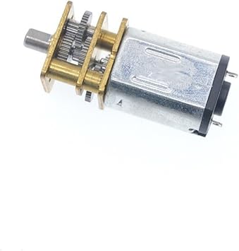Xianglaa-Motor Brushed Dc Motor Drill Powered Propeller Geared 6v Dc Controller Forward Reverse Engine Model Gear Magnets Airplane Motor N20 (Size : 200rpm, Color : 6V)