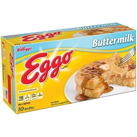 Eggo Waffles Buttermilk, 12.3 Ounce - 8 per case.