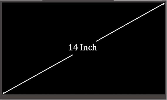 14.0" COMPATIBLE LAPTOP DISPLAY IPS SCREEN FOR INNOLUX N140HCN-E5B MONITOR LED LCD ON-CELL TOUCH 40 PINS 1920x1080 FHD WITHOUT BRACKETS MATTE