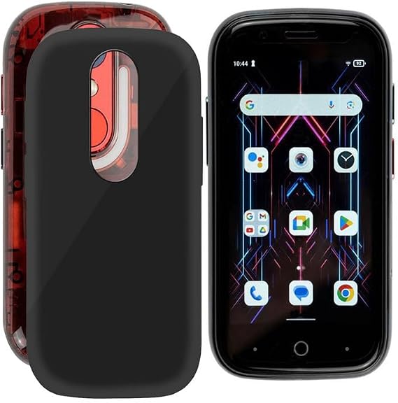 for Unihertz Jelly Star Case (3.00 Inches), Black Shockproof Case, Anti-Scratch TPU Bumper Cover, Ultra-Thin Soft Silicone Phone Case for Unihertz Jelly Star - Black