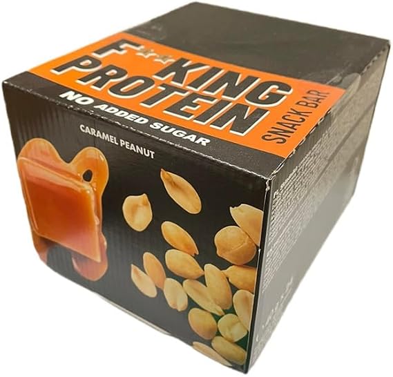 Allnutrition Fitking Protein Snack Bar, Caramel Peanut - 24 x 40g
