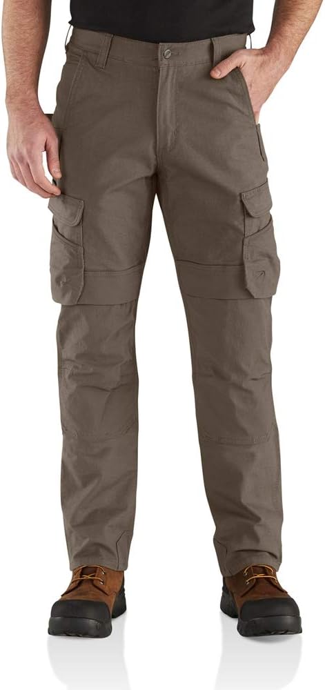 Carhartt Men's Steel Rugged Flex Relaxed Fit Ripstop Double-Front Cargo Work Pant