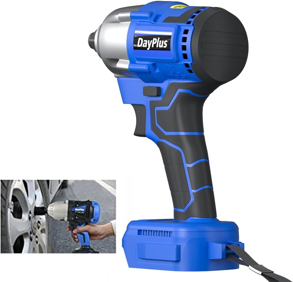 Cordless Impact Wrench 12 inch, Electric Impact Wrench Impact Driver, 3200RPM Variable Speed, ForwardReverse Switch, No Battery, No Charger, Tool Only